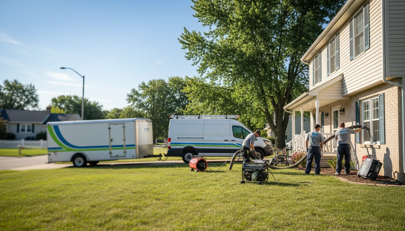 Flooded Basement Restoration And Cleanup With Repair in Greenwood, WI near me